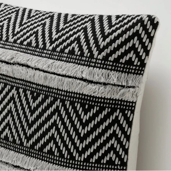 IKEA Other - 𝅺ikea ASKBRUNMAL Cushion cover, gray/black 20"x20"
- great condition
